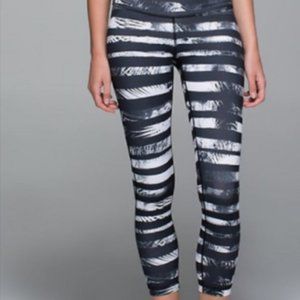 Lululemon High Times Leggings -- Shady Palms Sz 6
